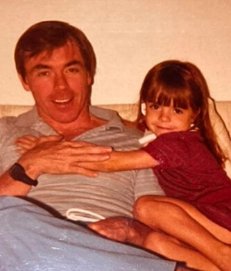 Bill Manning with his daughter Taryn Manning. 